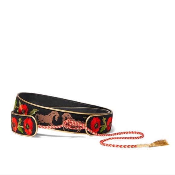 Stella McCartney Accessories - Stella McCartney Embroidered Floral Waistband 70